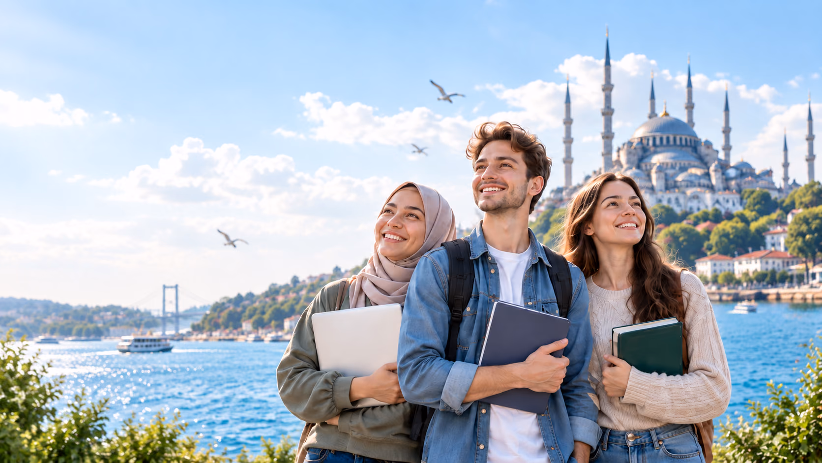 Mahasiswa internasional Universitas Terbuka di Istanbul, Turki